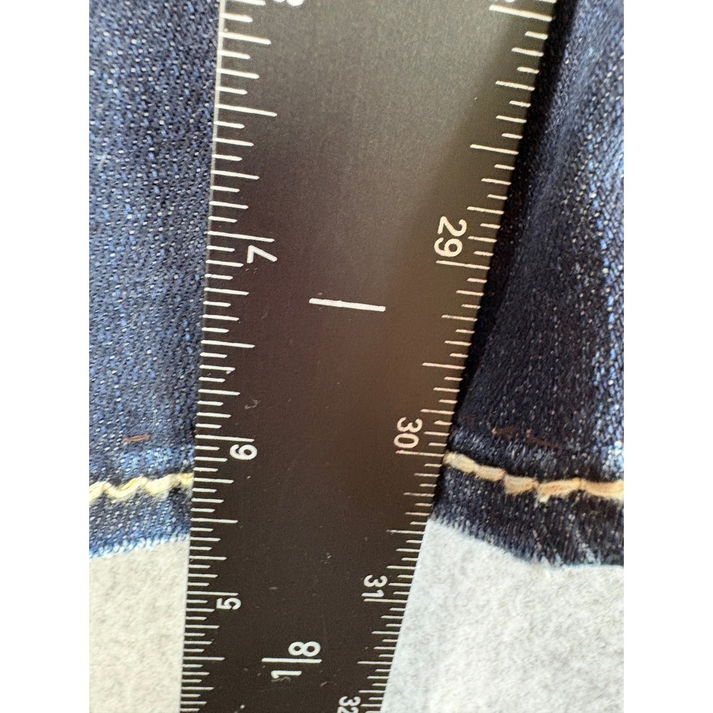 Silver Jeans Co Suki Straight Jeans Womens 32x30 Dark Wash Thick Stitch Y2K - Picture 6 of 7